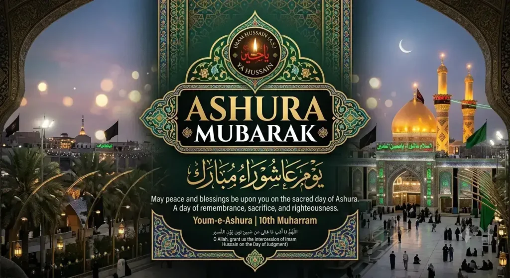 Ashura Mubarak wishes