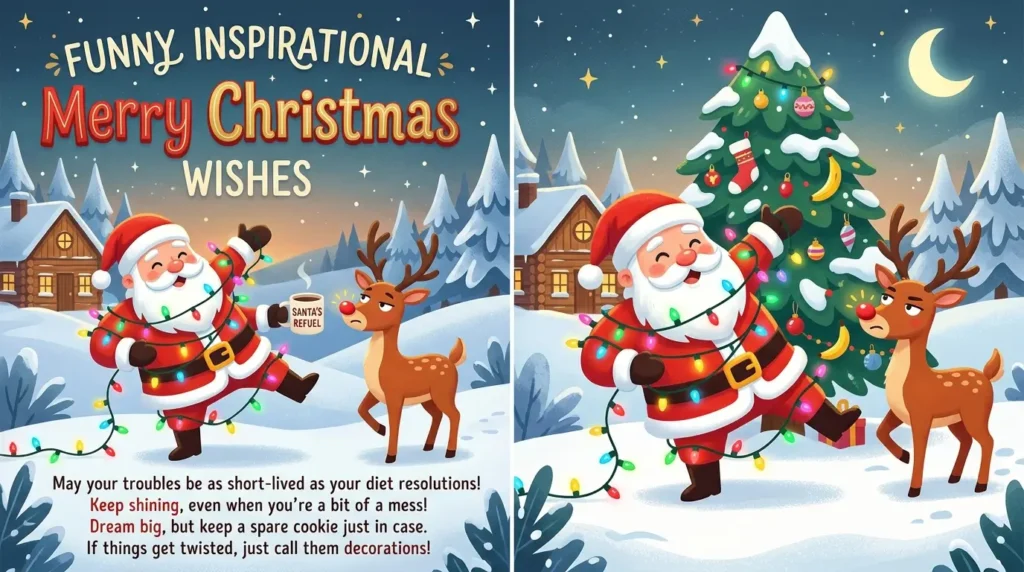 Funny Inspirational Merry Christmas Wishes