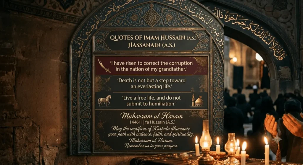 Heartfelt Imam Hussain Quotes