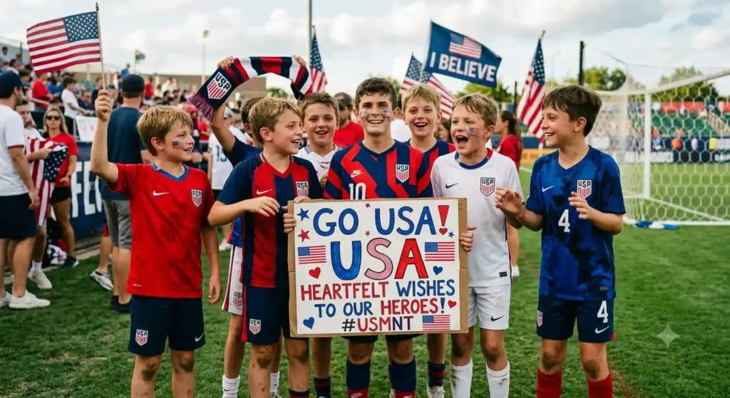 Heartfelt USA Soccer Team Wishes