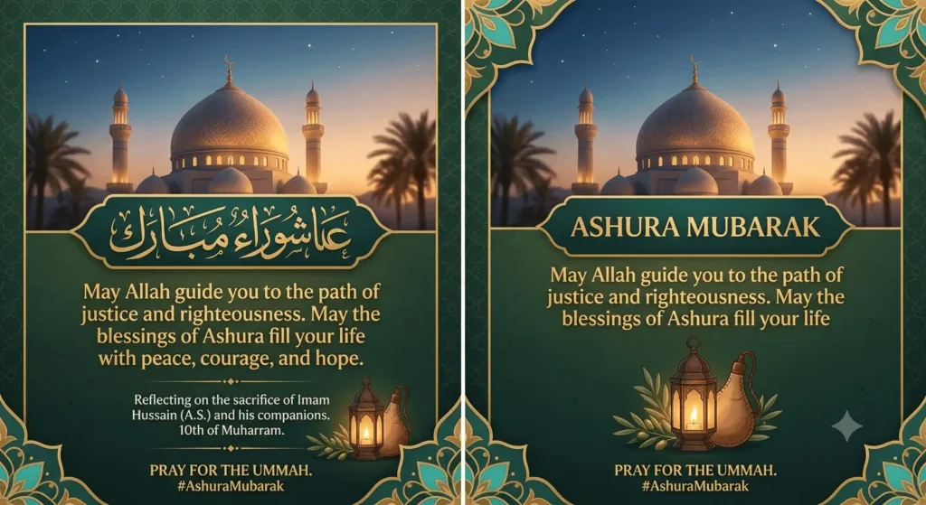 Inspirational Ashura Mubarak Wishes
