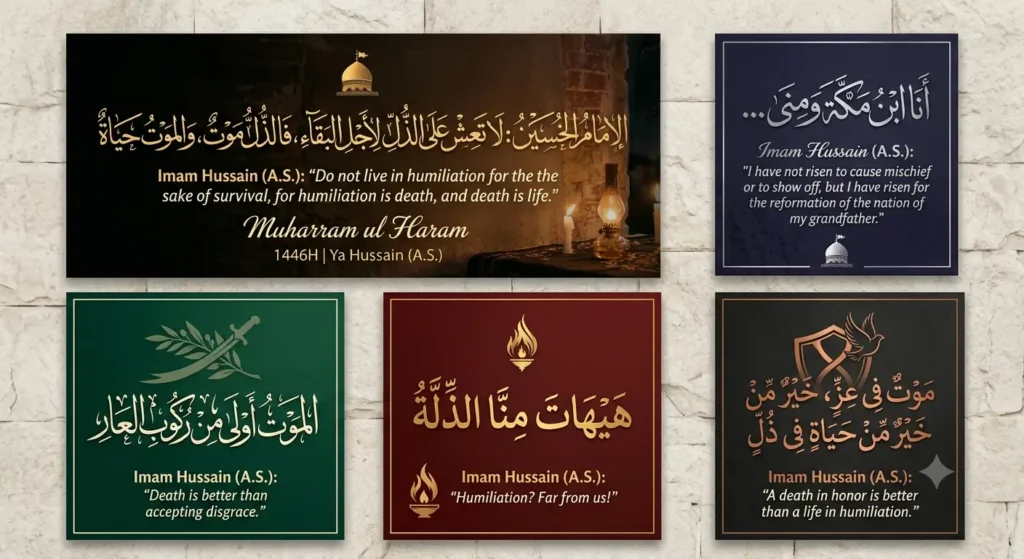 Inspirational Imam Hussain Quotes