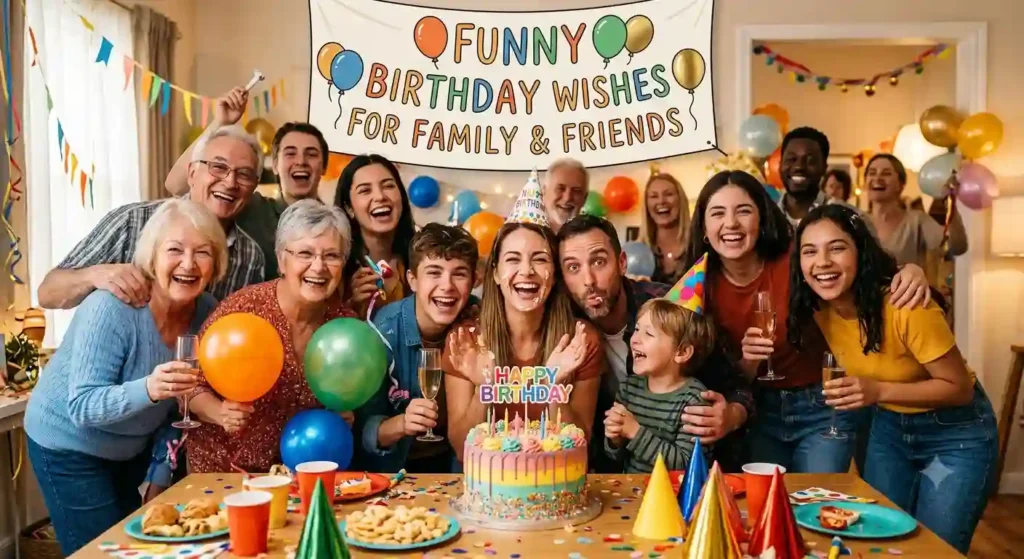 Funny Birthday Wishes for Family and Friends