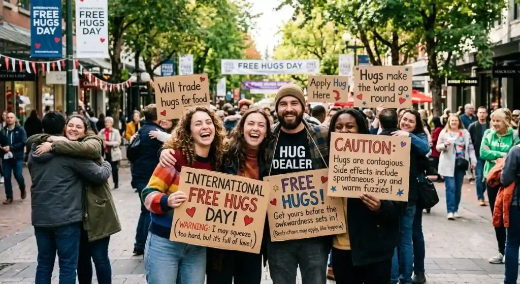 Funny Wishes for International Free Hugs Day
