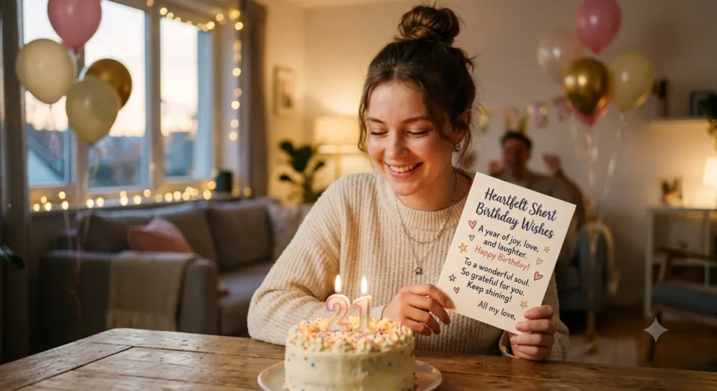Heartfelt Short Birthday Wishes