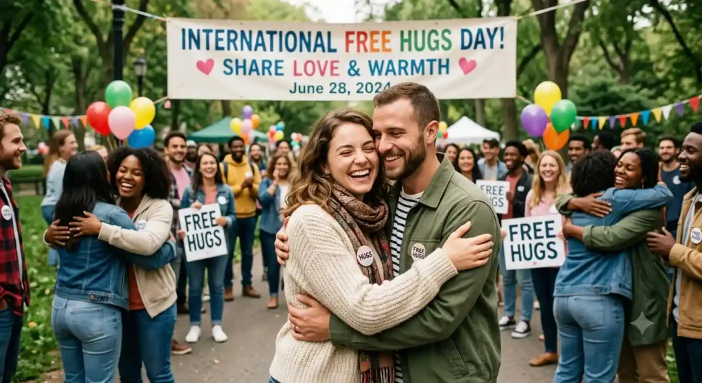 💖 Romantic Wishes for International Free Hugs Day