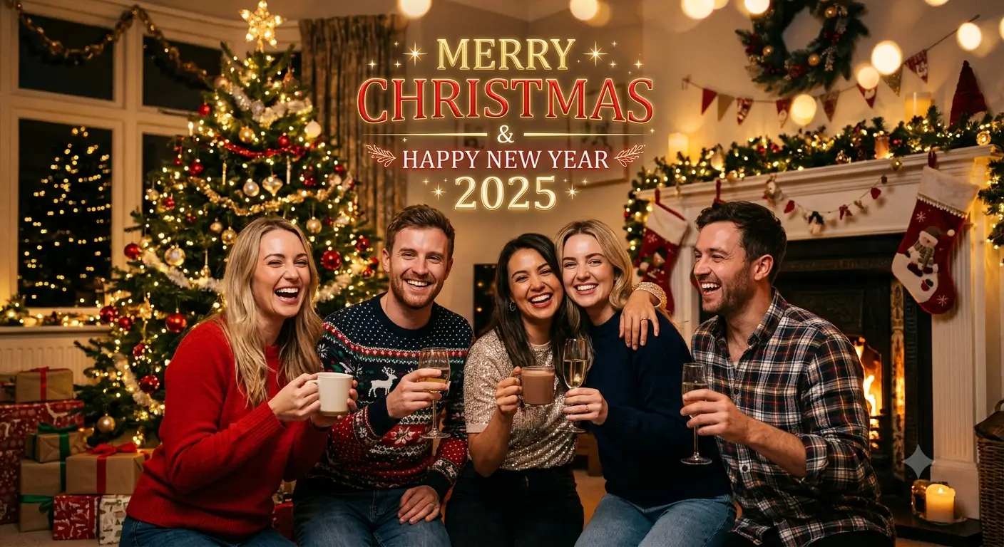 christmas and new year wishes for friends