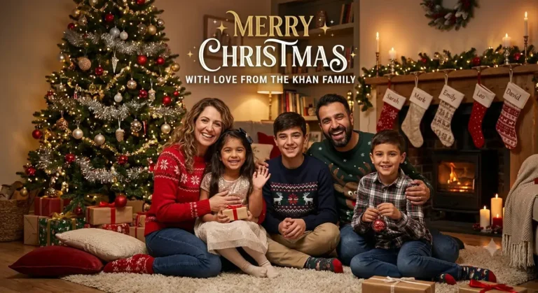 family merry christmas wishes