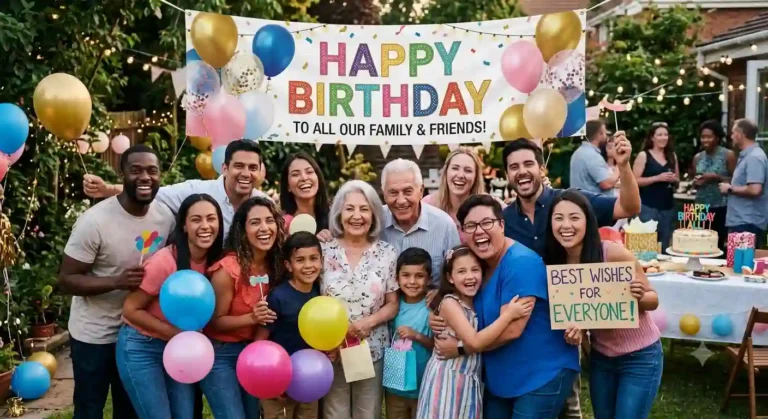Birthday Wishes for all family and friends