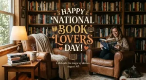 National Book Lovers Day wishes