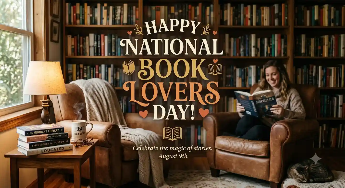 National Book Lovers Day wishes