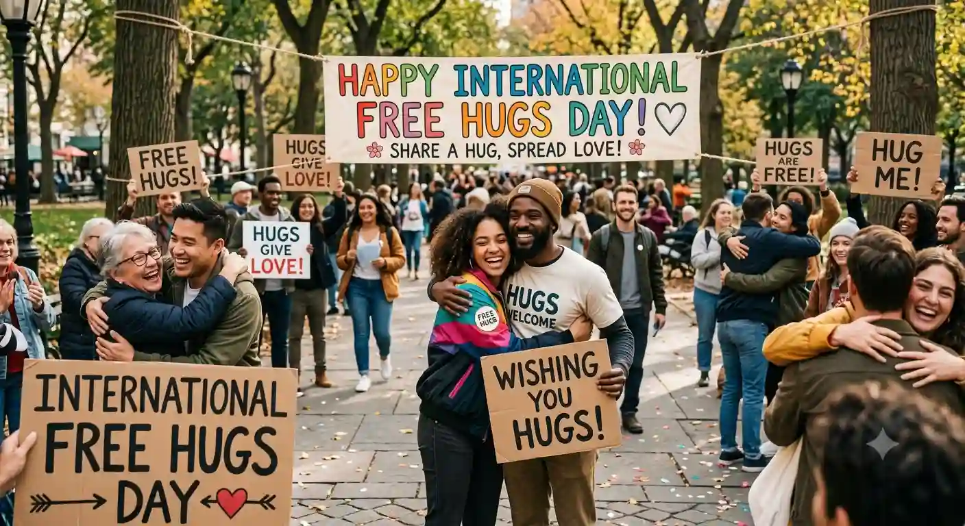 Wishes for International Free Hugs Day