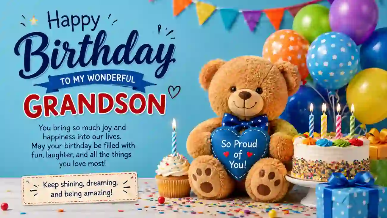 Birthday Wishes to Grandson