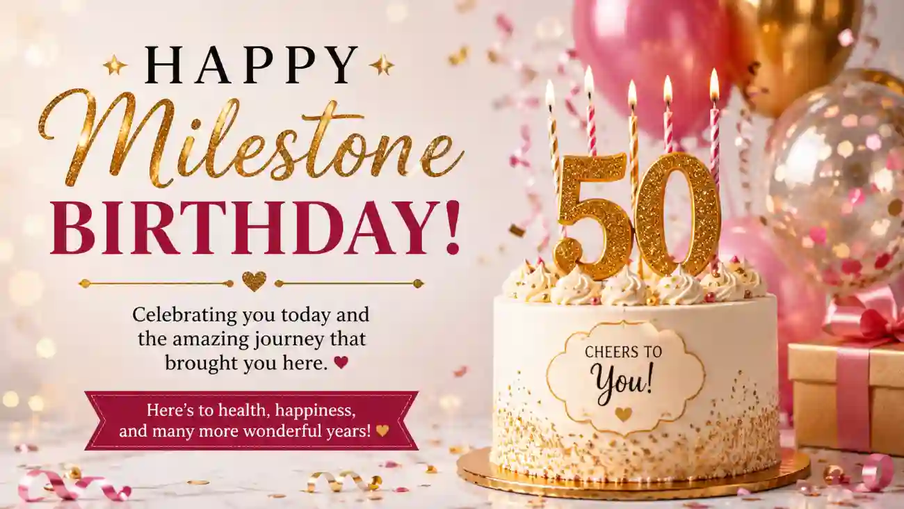 milestone birthday wishes